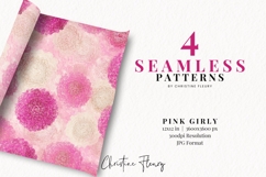 Seamless Pink Girly Digital Paper Product Image 2