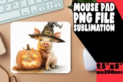 Halloween Critter Mouse Pad Sublimation PNG Product Image 1