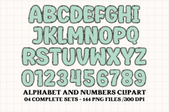 Back to School Alphabet png, letters doodle, school clipart Product Image 5