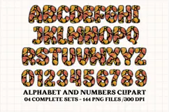 Rainbow Animal Alphabet png clipart, animal letters doodle Product Image 5