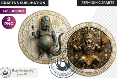 Ancient Egyptian Gods Pantheon Mythology Graphics cliparts Product Image 1