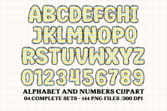 Baby Boy Alphabet PNG Clip Art, baby boy letters doodle Product Image 5