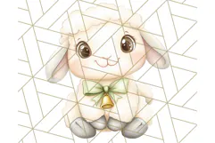 Pastel Farm Nursery PNG Clipart, Baby Animals And Elements Product Image 3