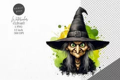 Halloween clipart, Witch clipart, Autumn clipart Product Image 1