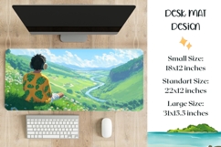Cartoon Mouse Pad Large, Nature Desk Mat Design Product Image 1