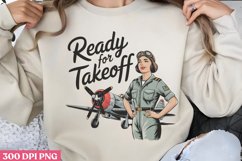 Pinup Girl Vintage Sublimation Bundle PNG Product Image 15