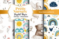 Nursery Seamless patterns and Seamless backgrounds Product Image 1
