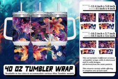 Meadow Melody Flower Tumbler Wrap Product Image 1