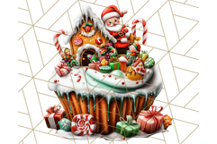 Christmas Cupcake PNG Clipart, Cute Food PNG, Holiday Treat Product Image 3