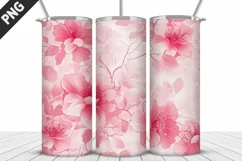 Flowers Tumbler Design | Valentine's Day Tumbler Wrap Product Image 4