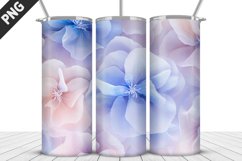 Flowers Tumbler Wrap | Sublimation Design | Tumbler PNG Product Image 1