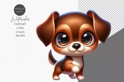 Dog clipart, Puppy dog, Dog sublimation Product Image 1