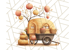 Woodland Apple Orchard Festival PNG Fall Clipart Product Image 3