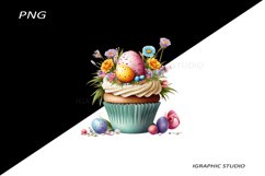 Easter Cupcake Clipart Product Image 1