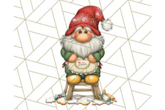 Christmas Gnome Clipart, Holiday Gnomes PNG Illustrations Product Image 3