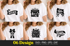 Mama Love Life Best Mom Quotes SVG PNG Product Image 1