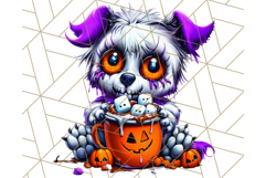 Spooky Café Cuties Halloween PNG Clipart, Holiday Elements Product Image 3