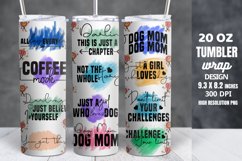Motivational Quotes Tumbler Wrap Sublimation Product Image 1