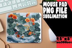 3D Flower Hole Design for Mouse Pad Sublimation PNG Product Image 1