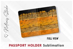 Oil Drum pattern - Passport Holder sublimation. Product Image 2