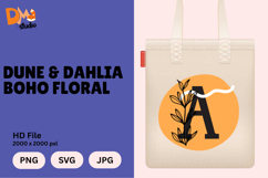 Dune &amp; Dahlia Boho Floral Monogram Product Image 1