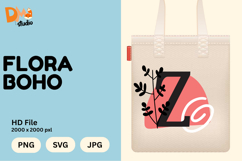 Flora Boho Monogram Product Image 1