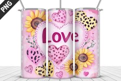 Lovely Hearts Tumbler Design | Valentine&#039;s Day Tumbler Wrap Product Image 4