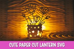 NEW 19 Floral and Butterflies Lanterns SVG Product Image 12
