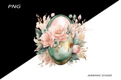 Easter Clipart, Easter Egg Clipart, Easter Bunny Png Product Image 1