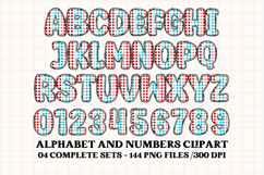 Sugar and Spice Digital Papers, kitchen doodle letters Product Image 6