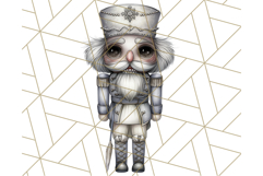 Dark Nutcracker Clipart Gothic Holiday Ballet PNG, Christmas Product Image 3