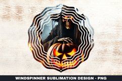 Halloween Wind Spinner Sublimation Design Product Image 1