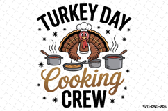 Turkey Day Cooking Crew Svg | Halloween Svg | Svg Cut Files Product Image 1