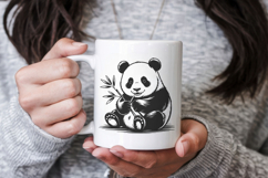 Giant Panda SVG Bundle, Whimsical Funny Product Image 6