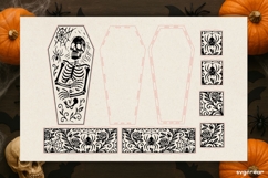 Halloween Coffin Candy Box Bundle | Gift Box | Laser Cut Product Image 9