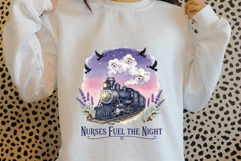 Dark Academia Nurse Sublimation Design Product Image 3