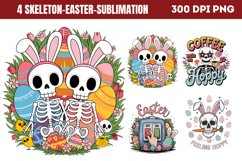 Skeleton Easter Bundle PNG Product Image 2