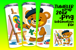 EXQUISITE 20oz Tumbler Design , Cute Bear Product Image 1