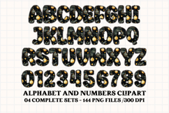 Christmas Alphabet png clipart, christmas letters doodle Product Image 5