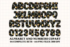 Christmas Alphabet png clipart, christmas letters doodle Product Image 5