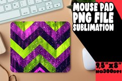 Vibrant Glitter Stripe Mouse Pad Product Image 1