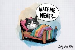 Sarcastic Cat Quotes Sublimation, Sarcastic Quotes Png Product Image 2