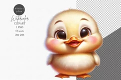 Farm animals clipart, Duckling clipart, Cute animals Product Image 1