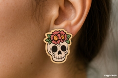 Halloween Stud Earrings Bundle | Jewerly | SVG Product Image 5