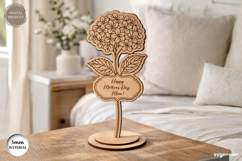 Mother's Day Flowers SVG Bundle | Glowforge | Laser Cut Product Image 11