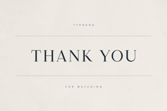 Typhera Elegant Serif Font Product Image 11