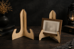 Wooden Display Stand Laser Cut SVG Product Image 1