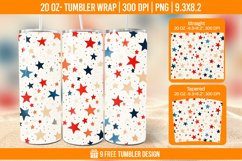 Confetti Tumbler Wrap Designs, Sublimation Wrap Product Image 1