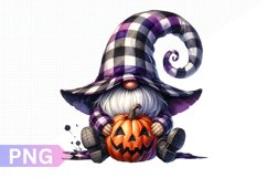 Halloween Gnome Sublimation, Clipart PNG Design Product Image 1