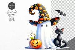 Halloween clipart, Ghost clipart, Autumn clipart Product Image 1